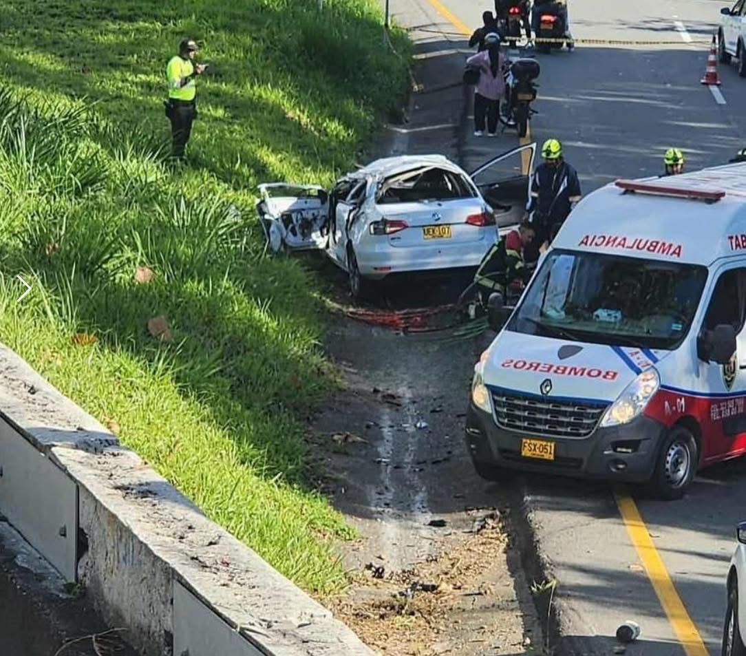 Accidente de tránsito en antioquia