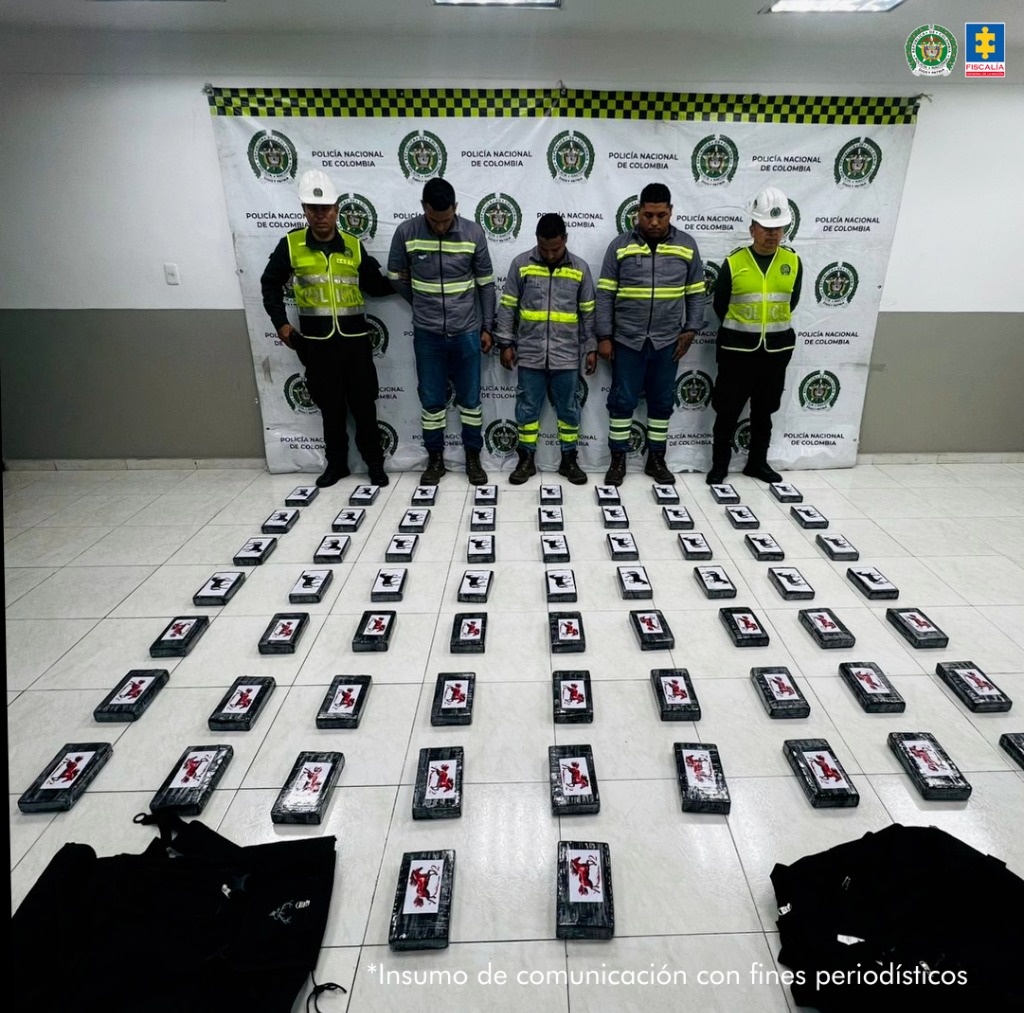 Capturados Con Cocaína en el Puerto de Santa Marta