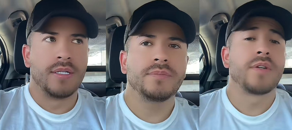 El relato es realizado desde el interior de un carro.