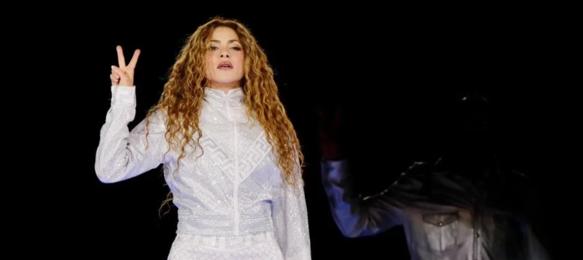 Shakira, durante uno de sus conciertos.