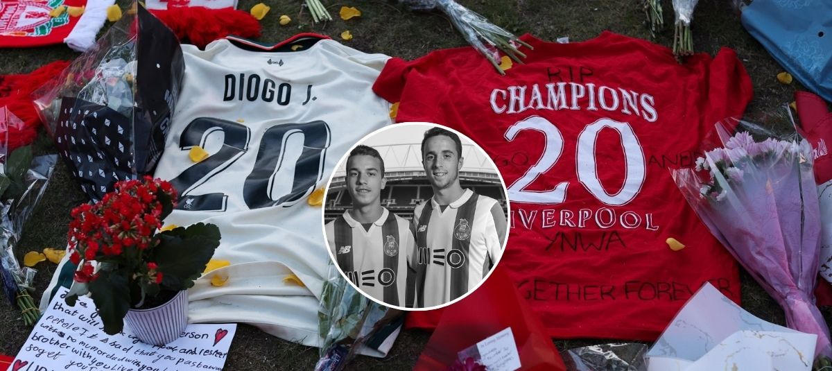 Diogo Jota y su hermano André Silva