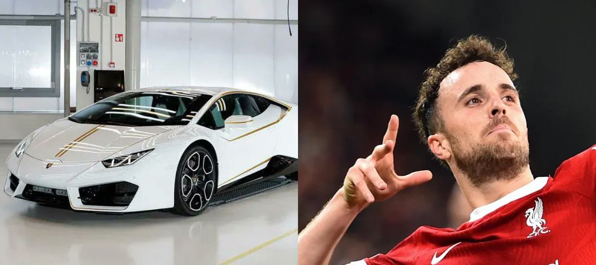 Diogo Jota y el millonario lamborghini que manejaba en accidente