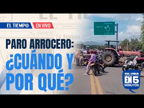 La propuesta de un nuevo #paroarrocero, anunciado por líderes del Huila, Tolima y Casanare, surge por el incumplimiento de acuerdos firmados en abril entre el Gobierno y el sector, así como la caída del precio del arroz —entre 10.000 y 15.000 COP por carga— justo cuando inicia la cosecha.