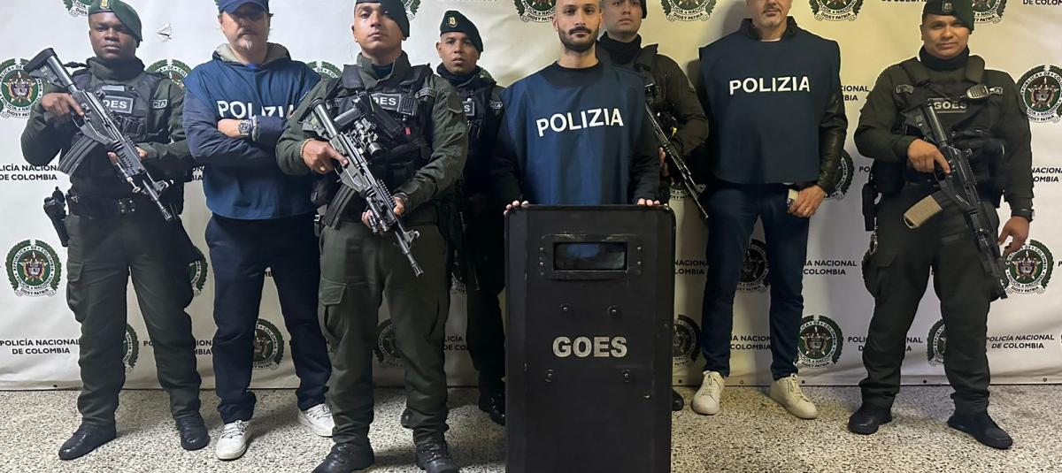 Captura de Luigi Belvedere, Alias El Colombiano, Narco Invisible Foto: Policía de Colombia.