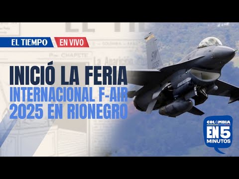 os cielos de la capital del Oriente antioqueño se vieron adornados por los espectáculos aéreos que la #FuerzaAeroespacial colombiana preparó para la inauguración de la Feria Internacional Aeronáutica y Especial F-Air 2025.