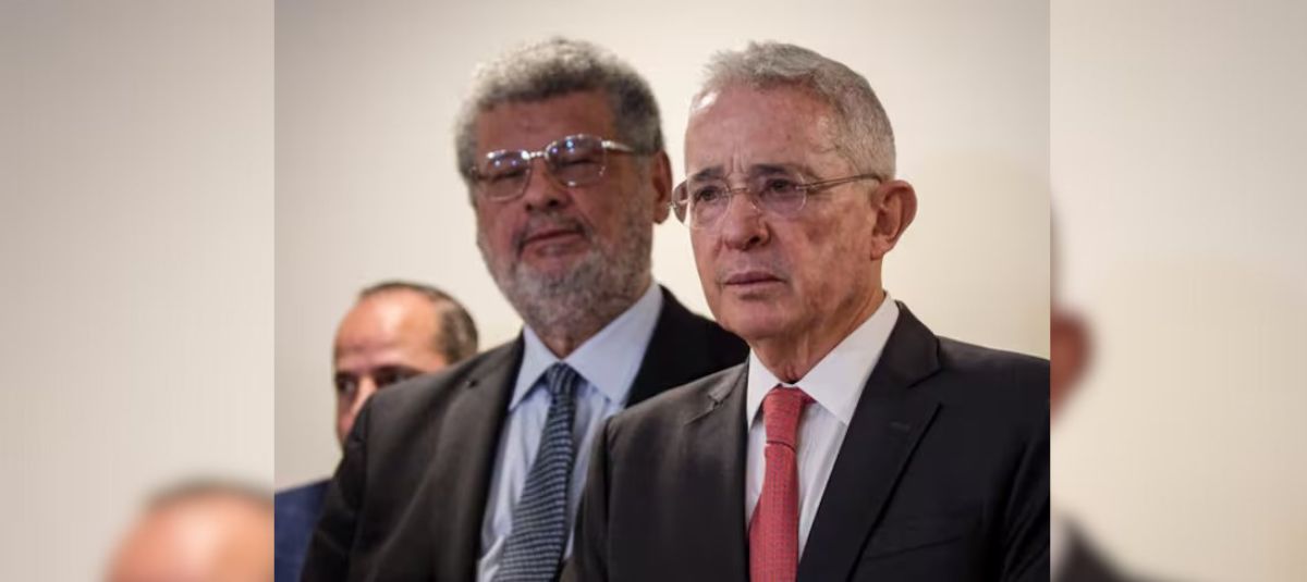 El expresidente álvaro uribe y su Abogado, Jaime Granados