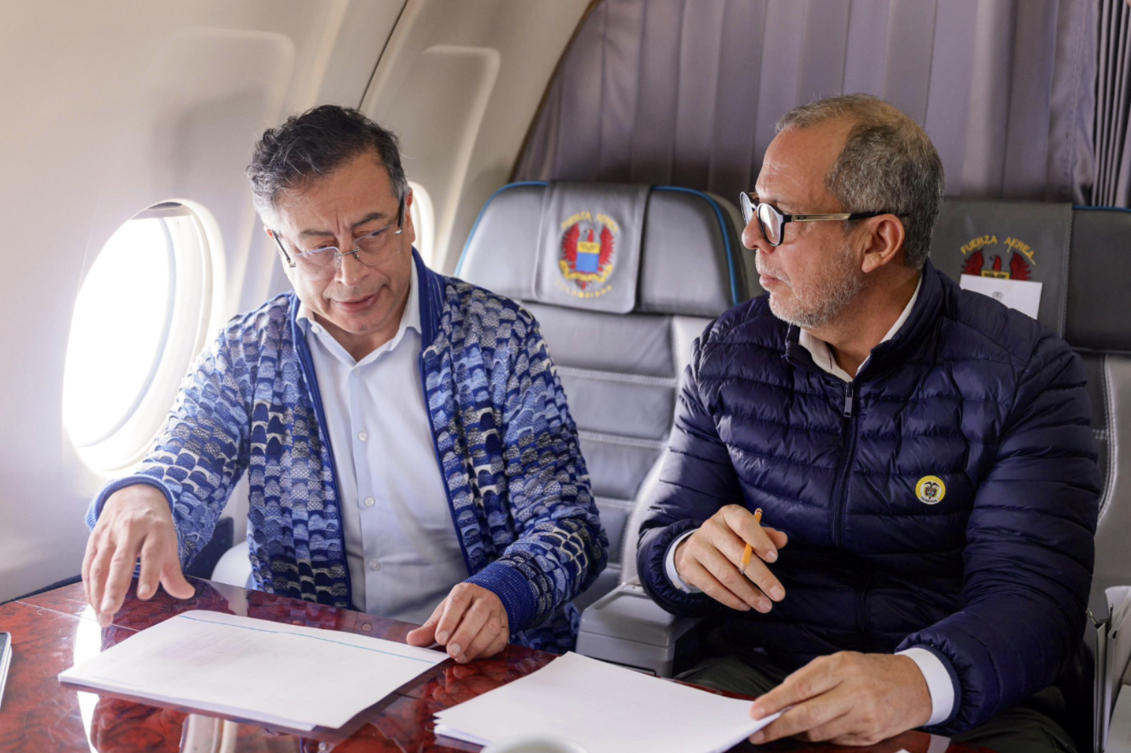 Gustavo Petro y Alfredo Saade