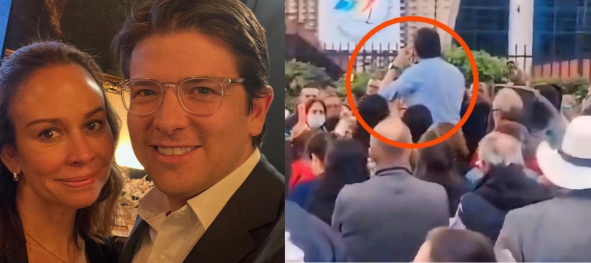 Miguel uribe y su esposa