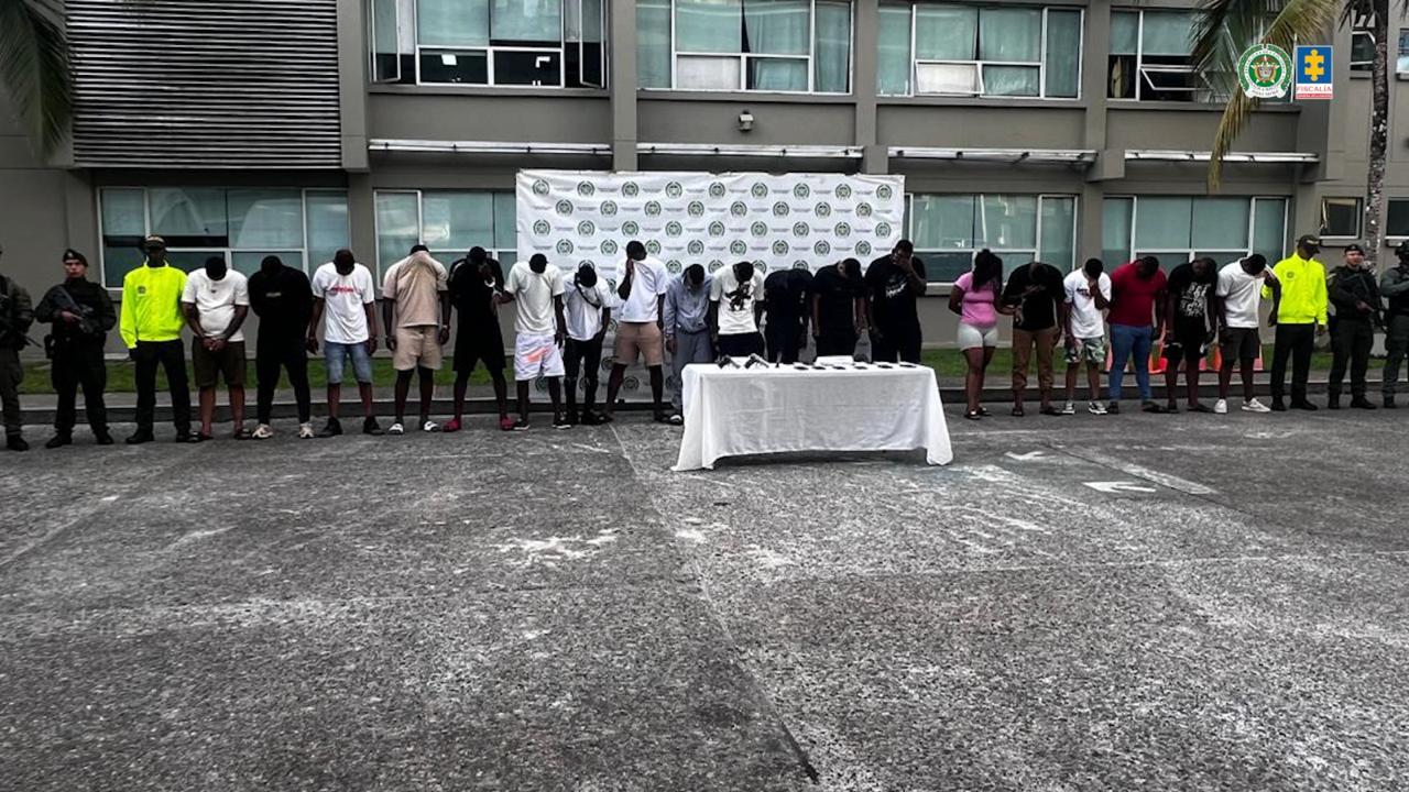 26 miembros del grupo delincuencial 'Los Mexicanos' fueron capturados en Chocó.