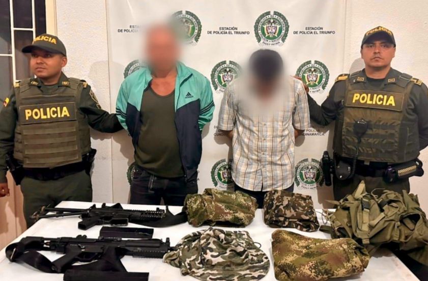 La Policía Logró Ubicar a Los Sospechosos Gracias a la Denuncia Oportuna de Hábitantes del Sector.