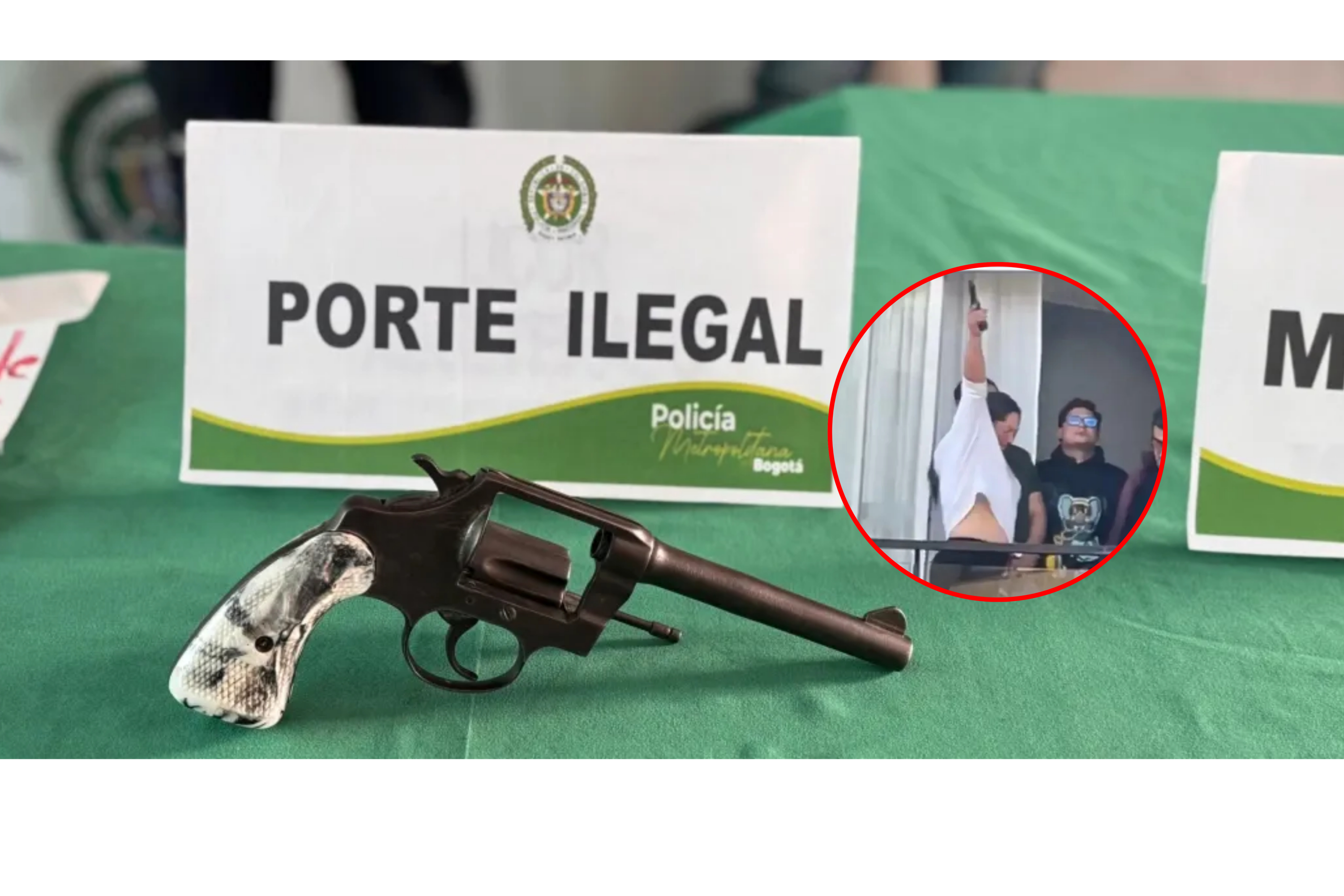 El concierto de bogotá Hizo un Llamado Un alcalde de Hacer Control del porte ilegal de Armamento.