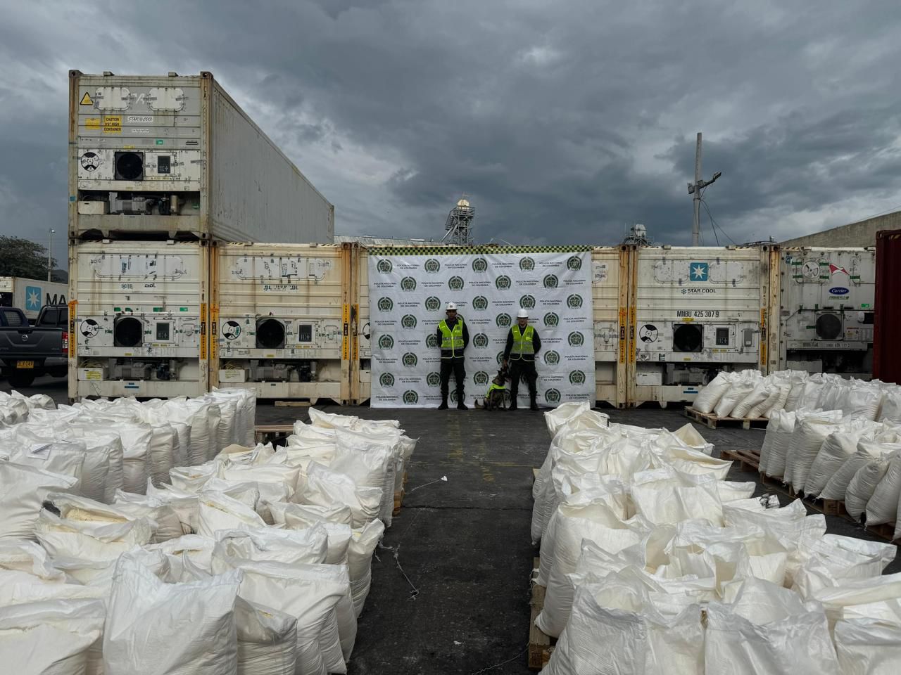 Droga incuatada en Santa Marta.
