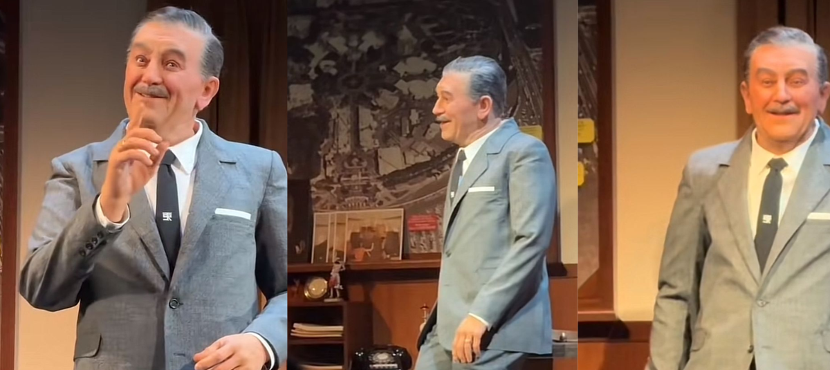 Así luce el robot que homenajea al empresario y animador estadounidense.