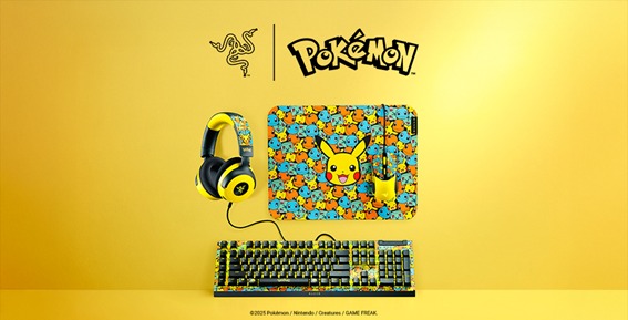 Los productos de la línea Razer | Pokémon están dirigidos tanto a coleccionistas como a jugadores exigentes.