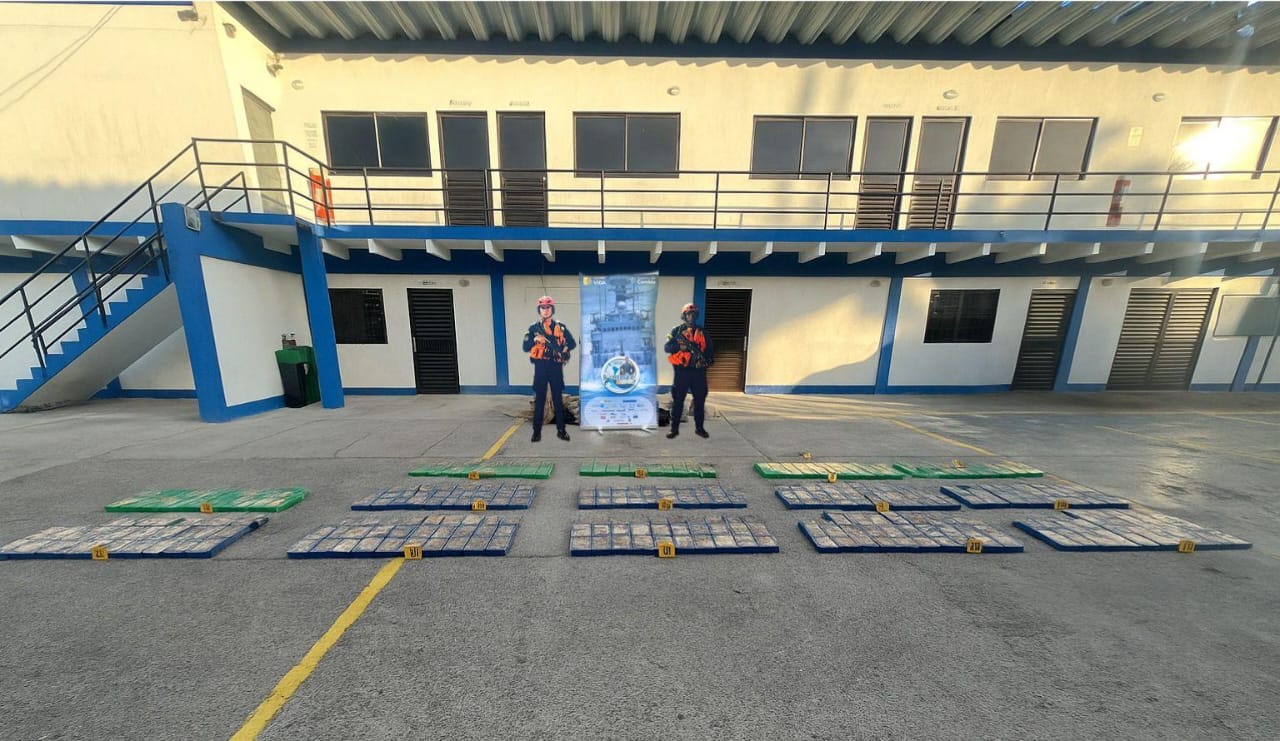 La Droga Incautada en Cartagena.