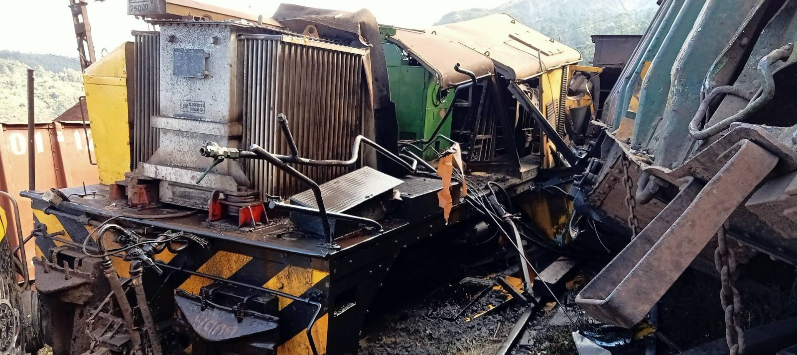 Accidente ferroviario en paz de río, boyacá, dejó un muerto y una persona herida de gravedad.