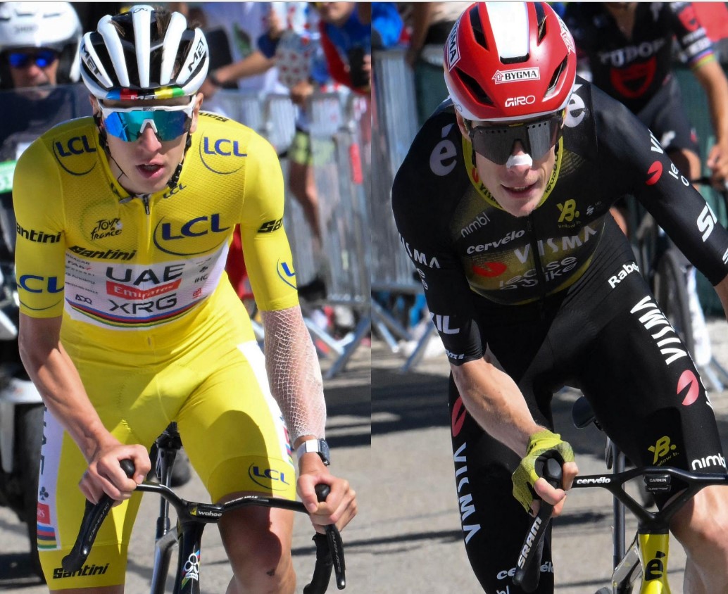 Tadej Pogacar y Jonas Vingegaard en el Tour