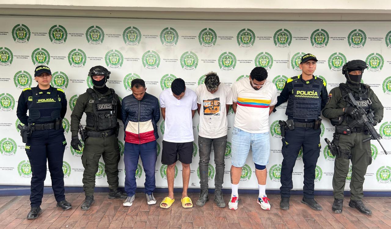 Los Cuatro Hombres que Fueron Capturados.