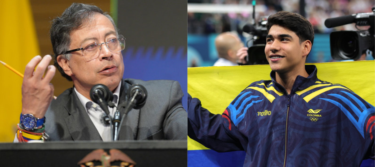Gustavo Petro y Ángel Barajas.