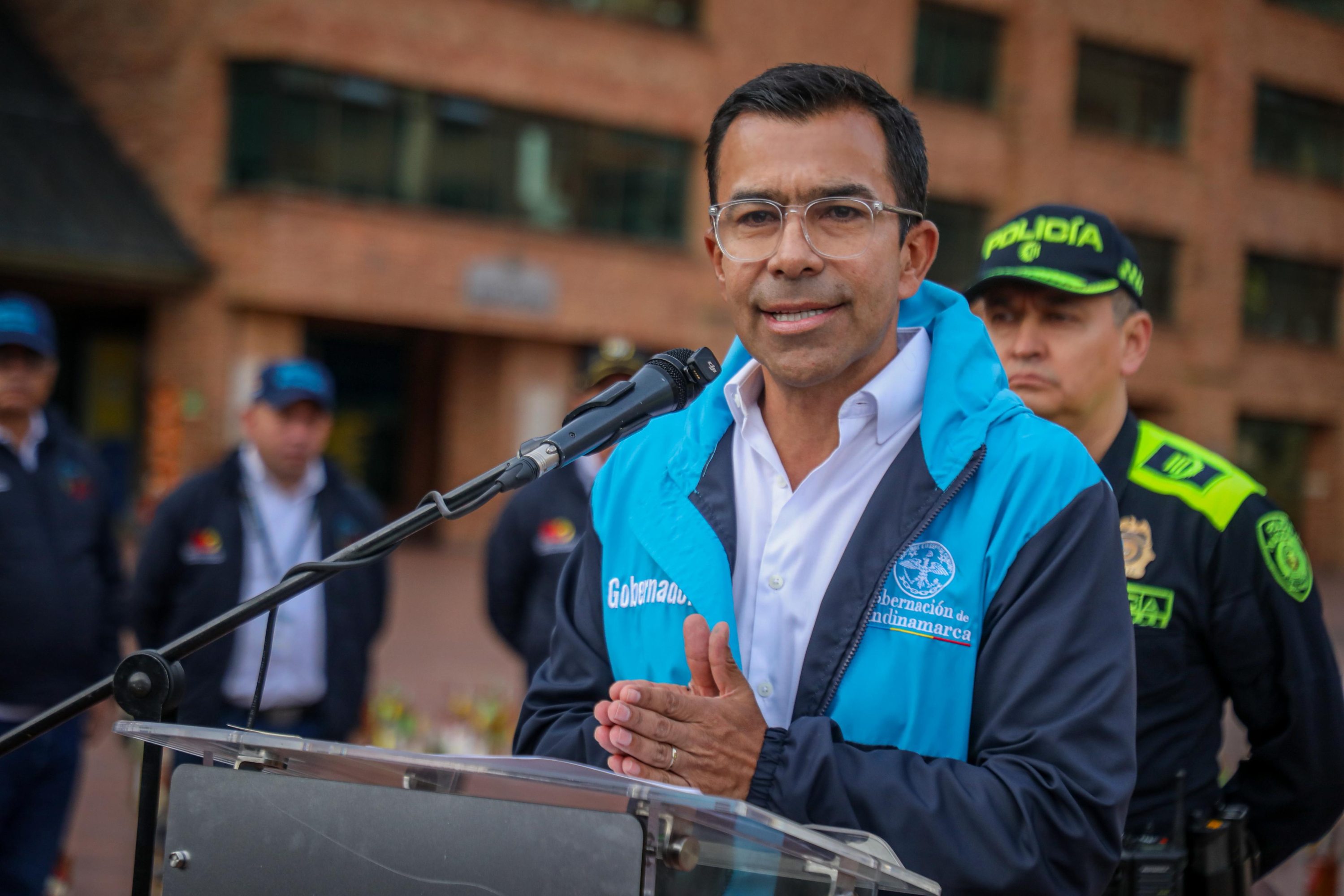 Gobernador de Cundinamarca, Jorge Rey.