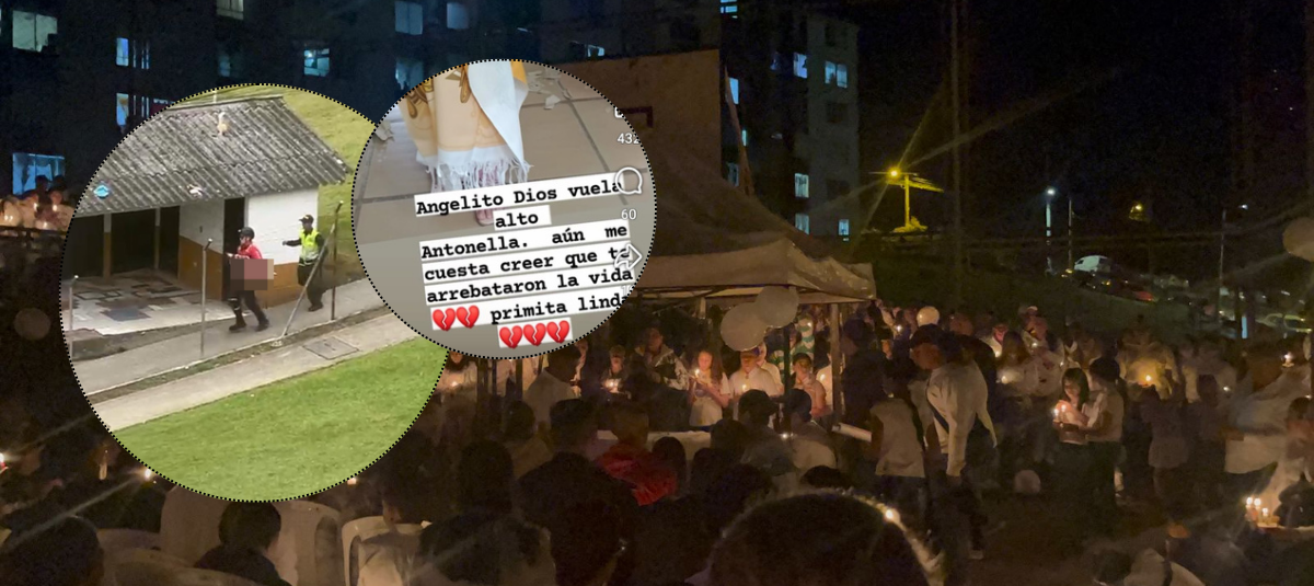 Tras el asesinato de Antonella, menor de dos años que habría sido asesinada por su madre, Silvana Torres, se llevó a cabo una velatón en el barrio San Sebastián de Manizales.