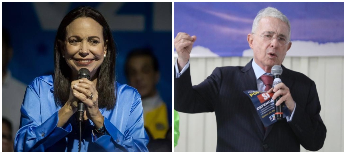 La líder de oposición venezolana María Corina Machado se pronunció por fallo contra Álvaro Uribe