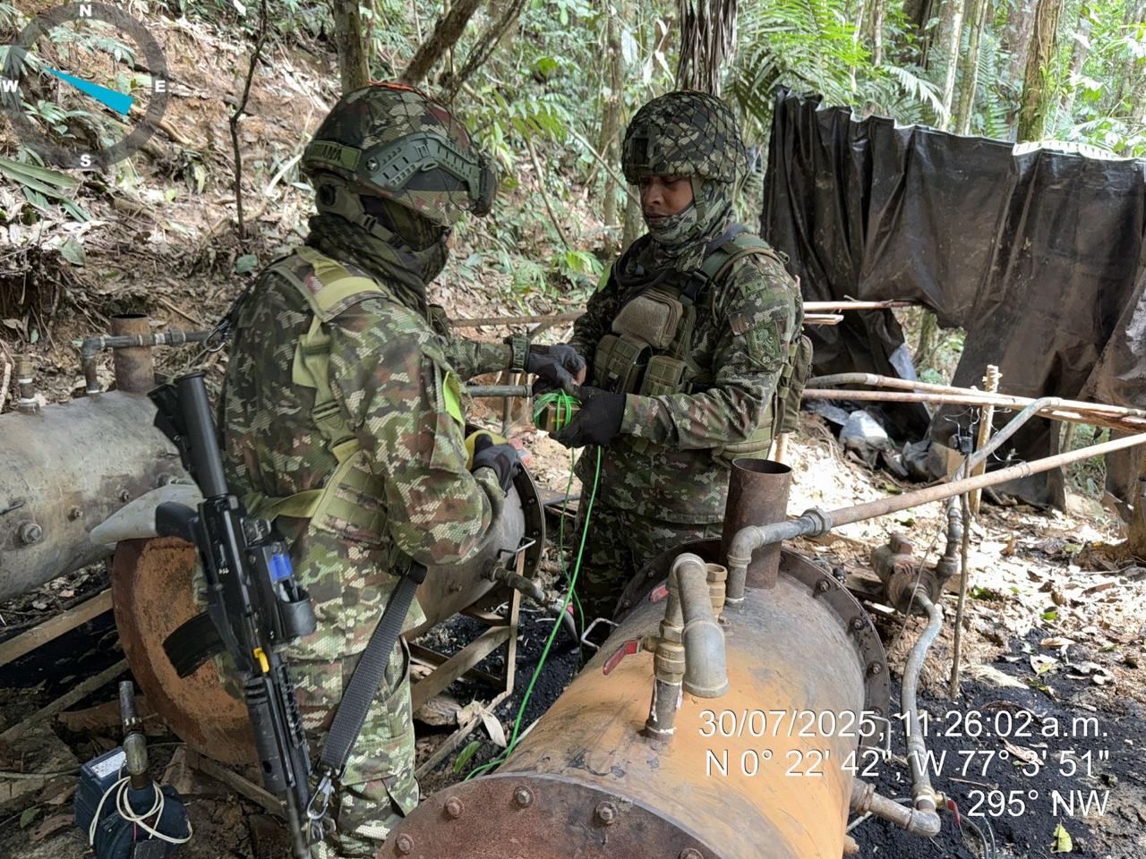 La Destrución se Llevó a Cabo en Putumayo.
