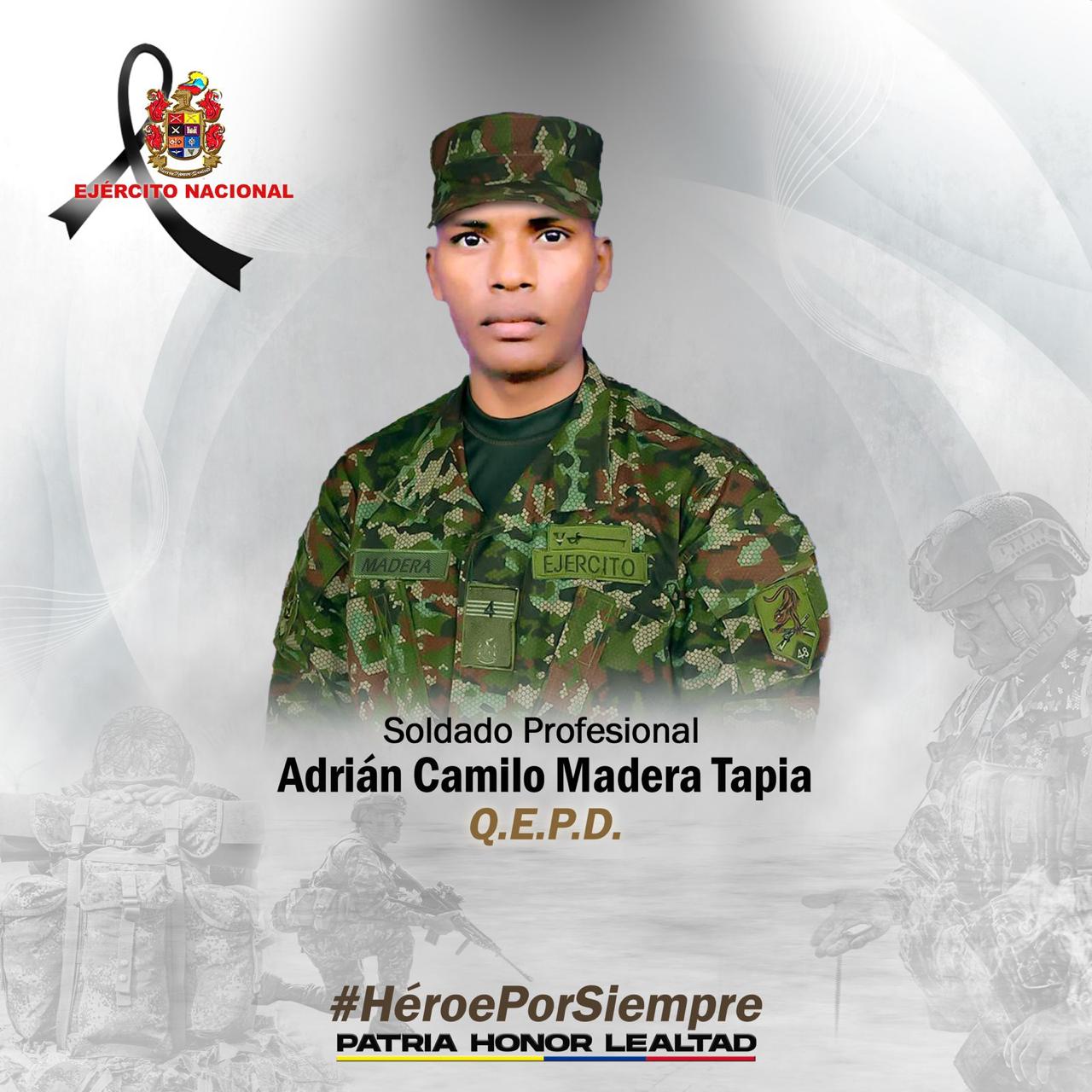 SOLDADO ASESINADO EN EL SUR DE BOLIVAR.