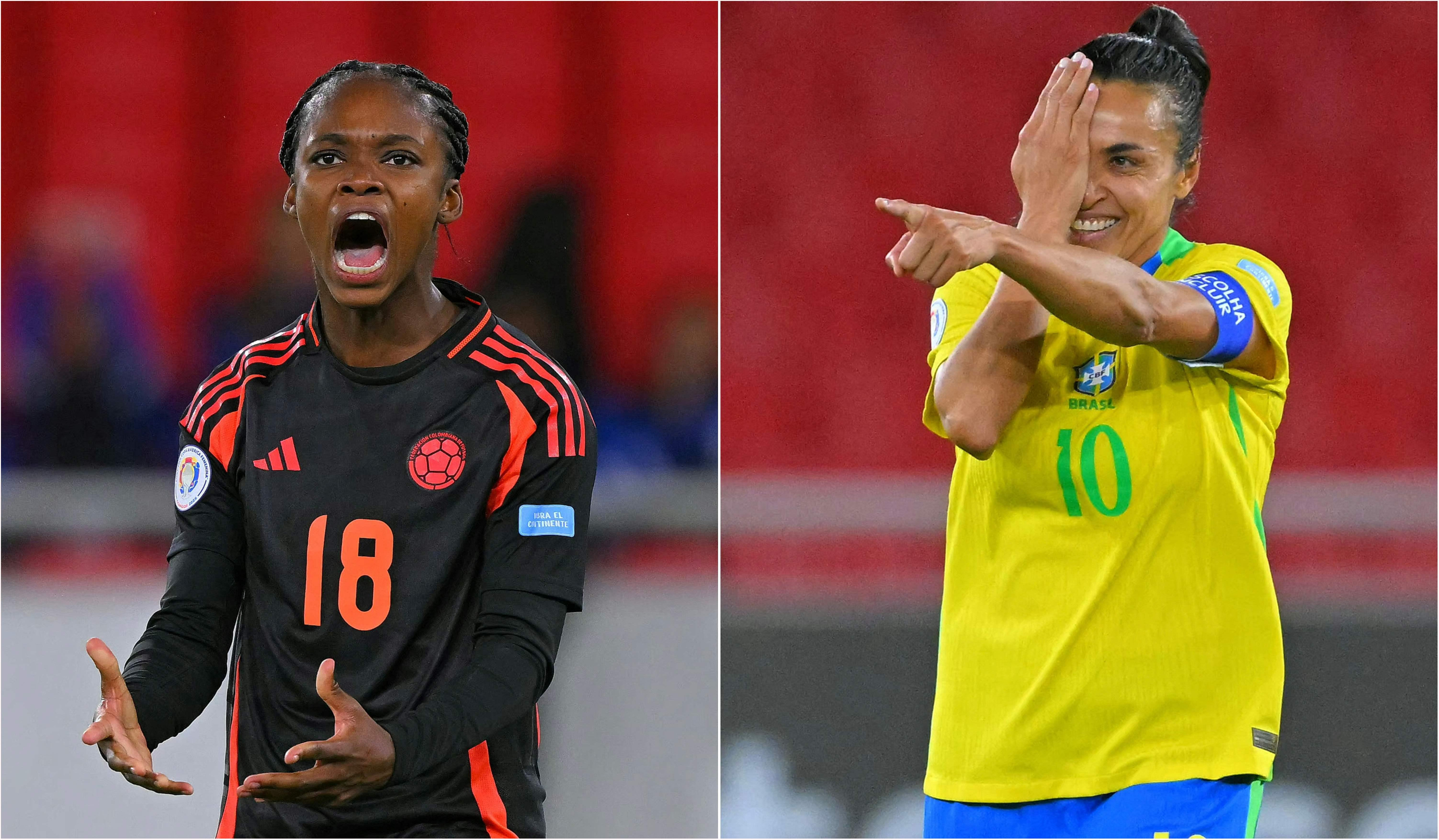 Brasil vs. Colombia, Copa América femenina