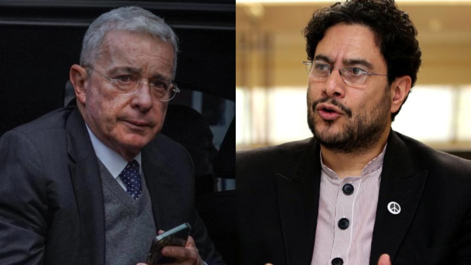 Álvaro Uribe Vélez e Iván Cepeda