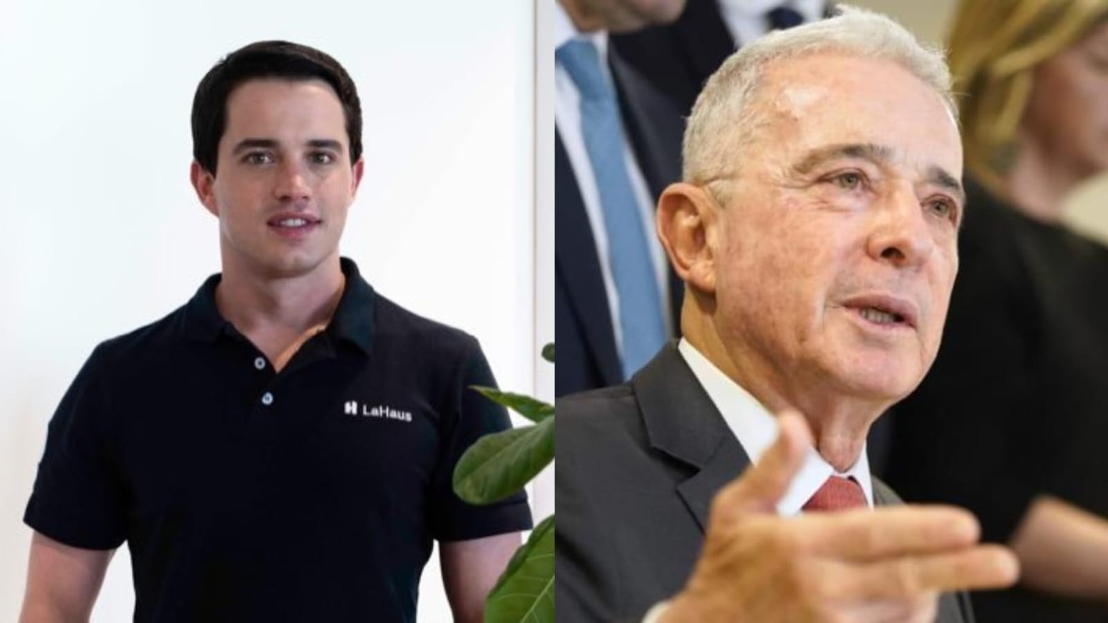 Álvaro Uribe Vélez y Jerónimo Uribe