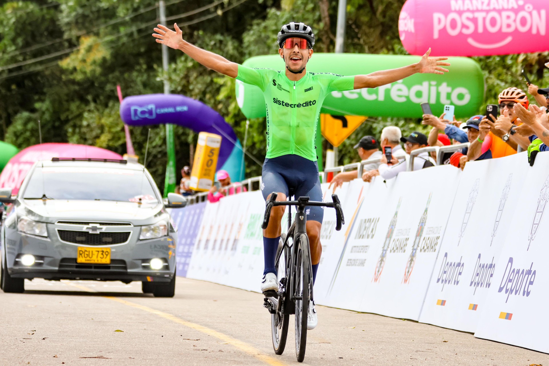Sebastián Castraño, Líder de la Vuelta A Colombia