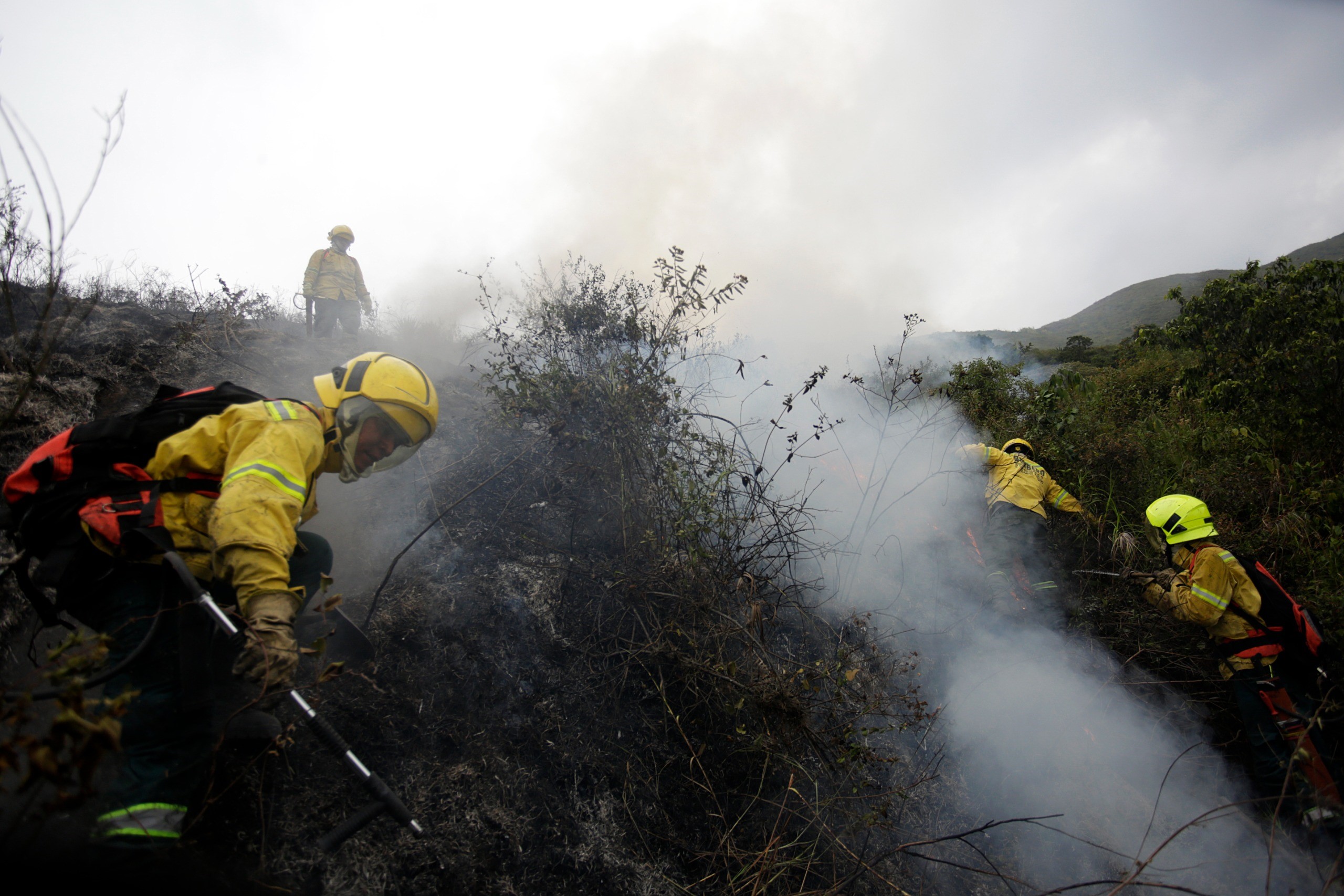 Incendio en Cerros de Cali.