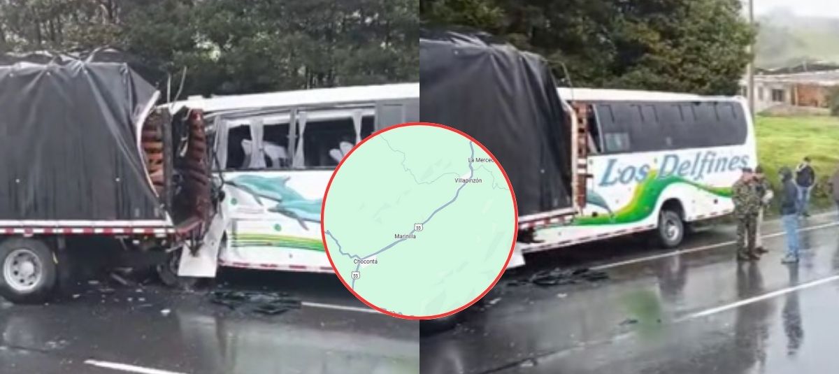 Accidente en La Vía Bogotá - Tunja