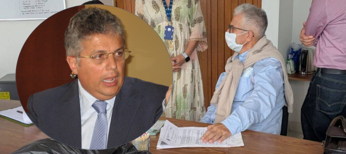 Se entrega David Barros Vélez, exalcalde de Armenia condenado a 20 años por corrupción y lavado de activos.