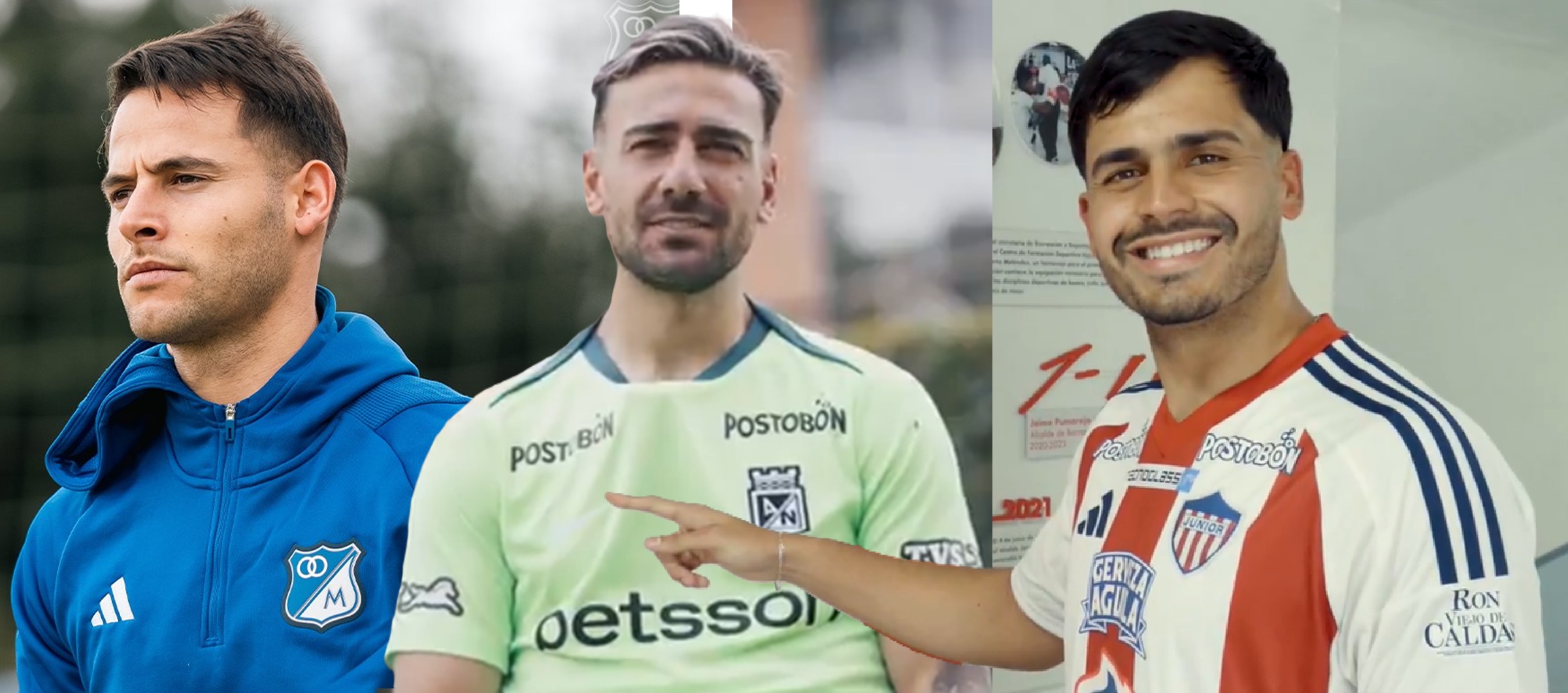 Guillermo de Amores, Facundo Batista y Mauro Silveira