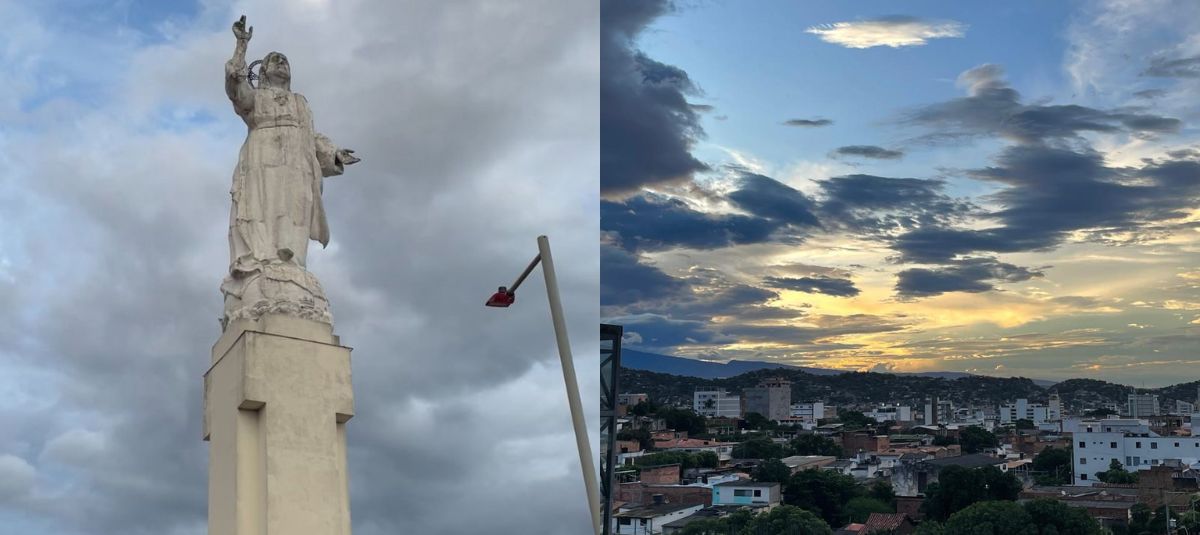 Cúcuta. Cristo rey y atardecer