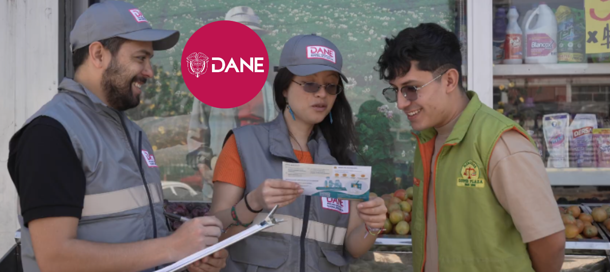 Trabajo como encuestador del Dane.