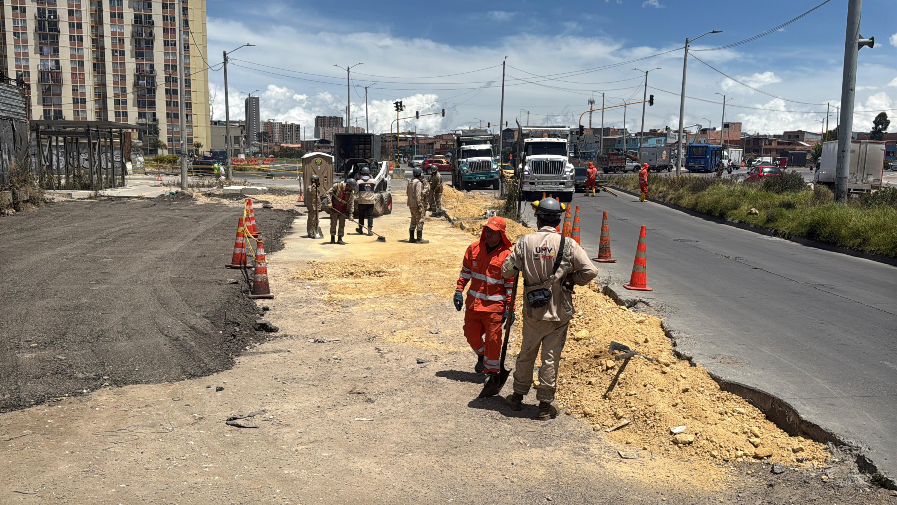 Obras en el Grupo 2 de la Troncal Avenida Ciudad de Cali