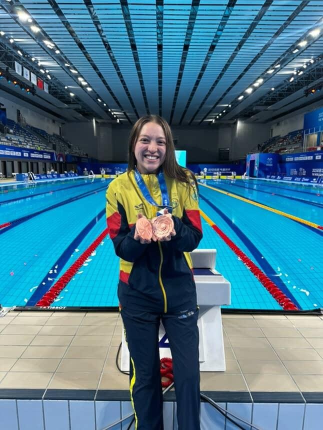 María Camila Rodríguez, medallas en los Juegos Mundiales