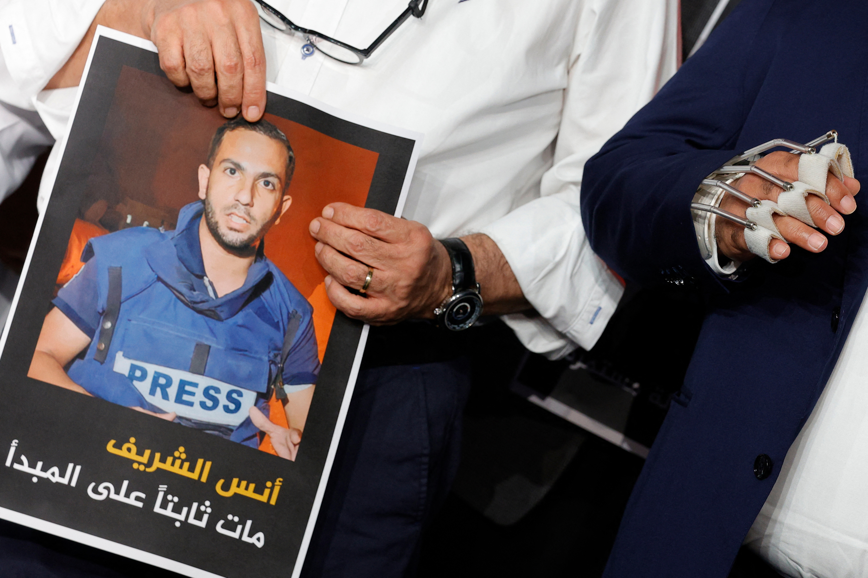 Anas al-Sharif, periodista asesinado por Israel.