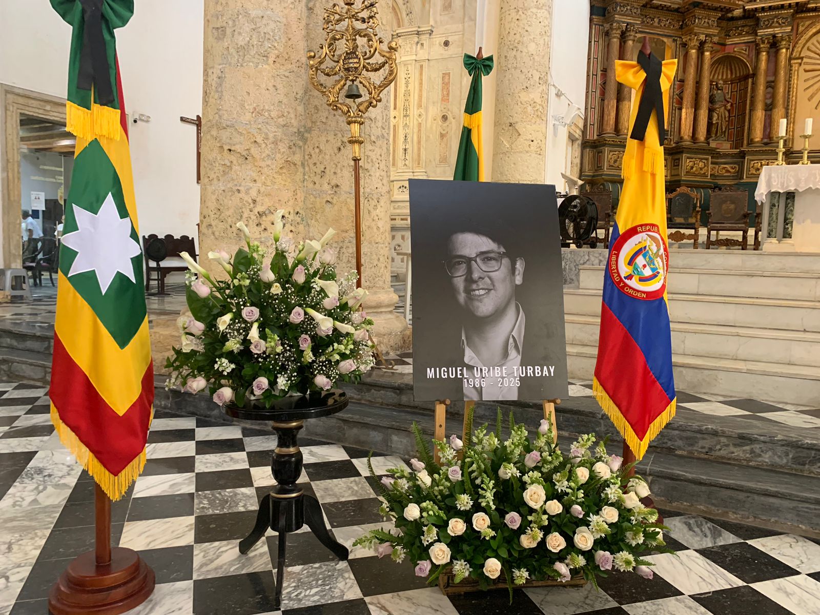 Despedida a Miguel Uribe en Cartagena