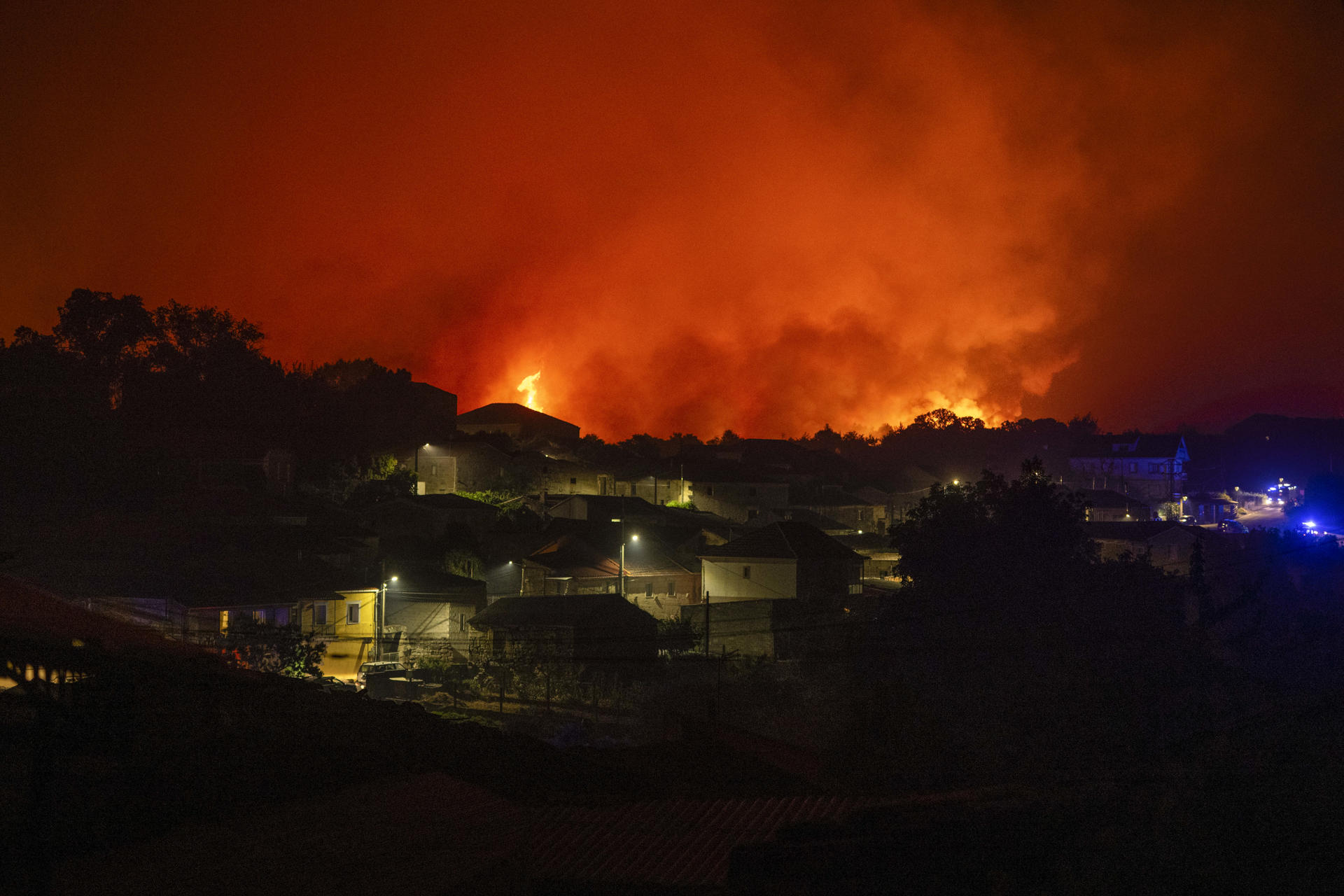 Incendio en España