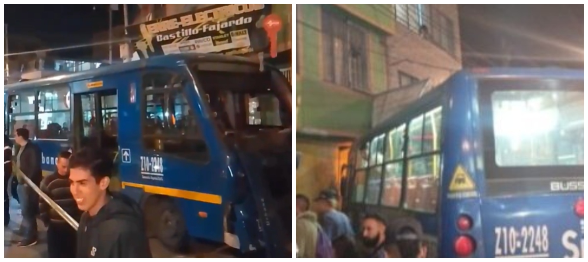 Bus del sitp colisionó contra una vivienda en el norte de bogotá
