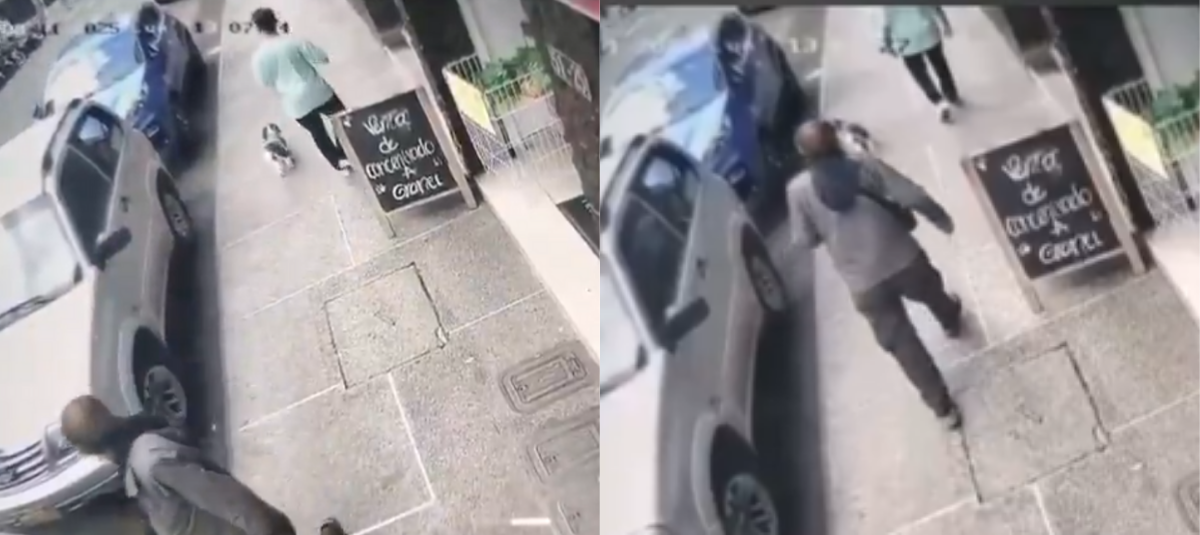 El Joven y El Habitante de Calle no Había Habado, Según testigos.