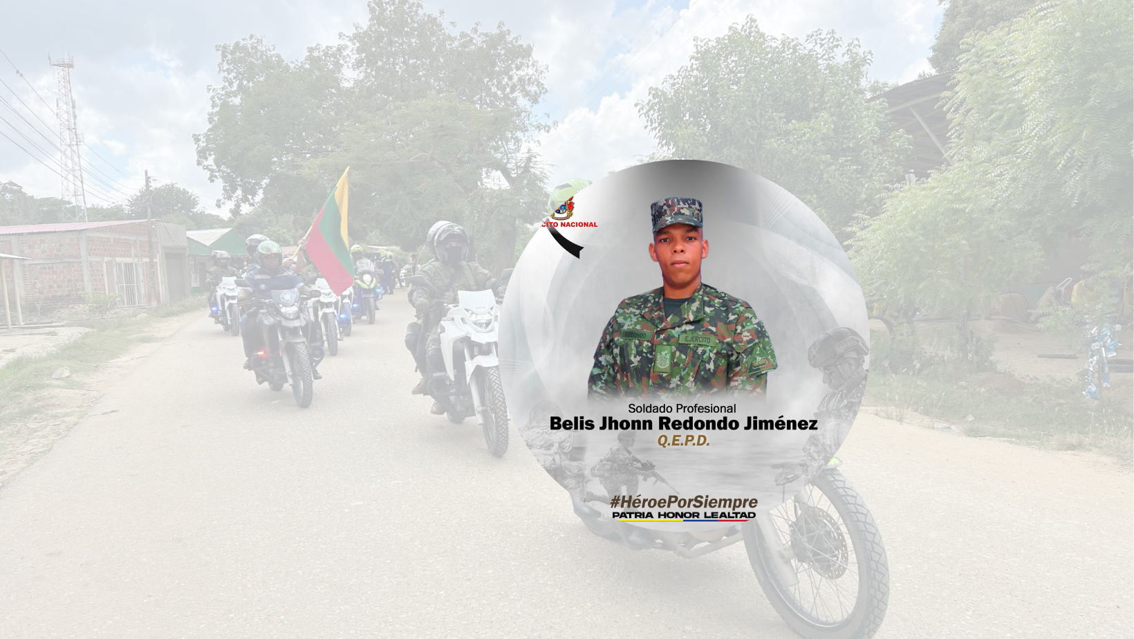 Asesinan Al Soldado Profesional Jhon Redondo Jiménez en el Sur de Bolívar.