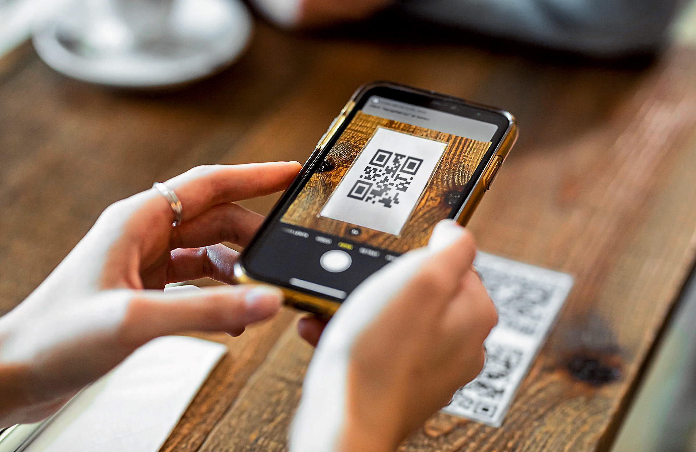 QR codes allow you to quickly and directly access information on the web by scanning them with your camera.