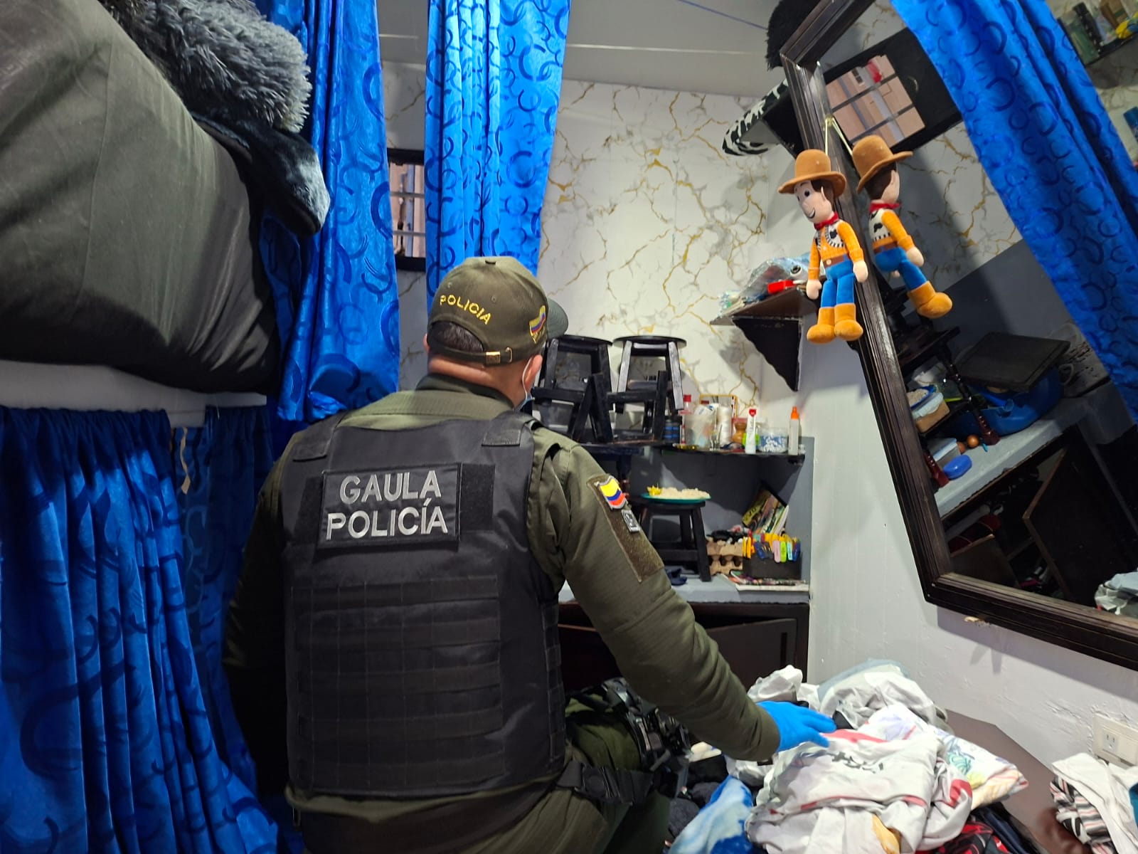 Operativo del Gaula en la Cárcel de CÓMBITA CONTÓ CON EL APOYO DE 150 Uniformados.