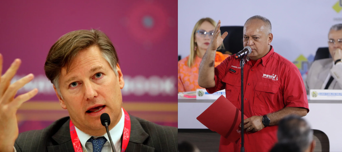 Christopher Landau y Diosdado Cabello.