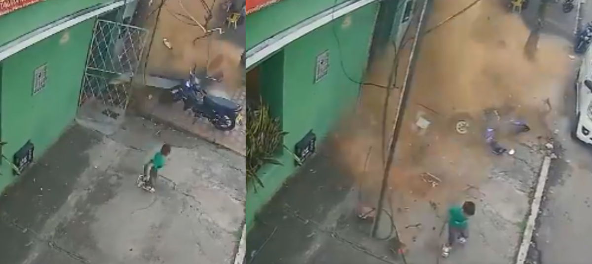 Niño muro Bucaramanga
